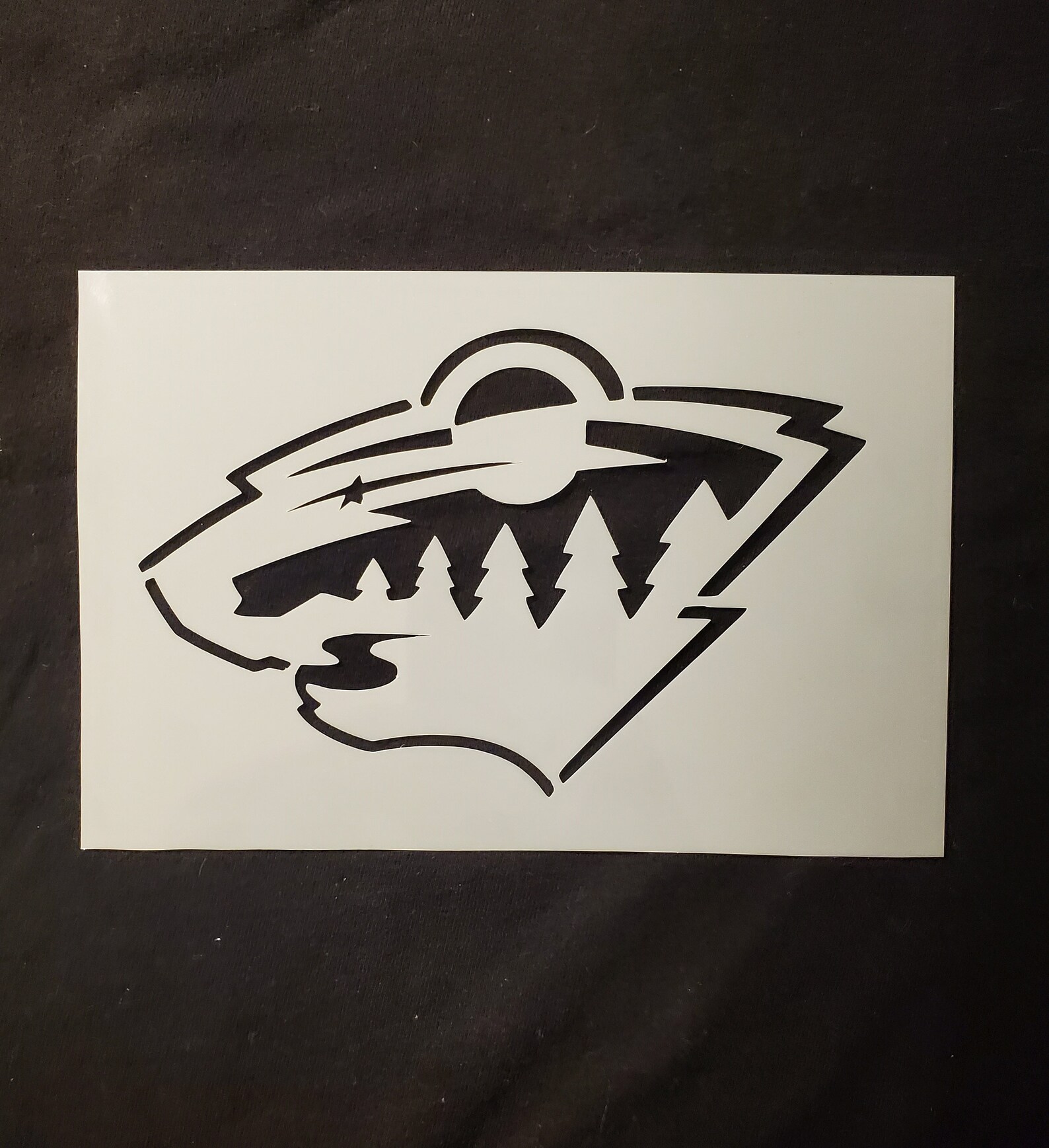 Minnesota Wild Stencil | Etsy