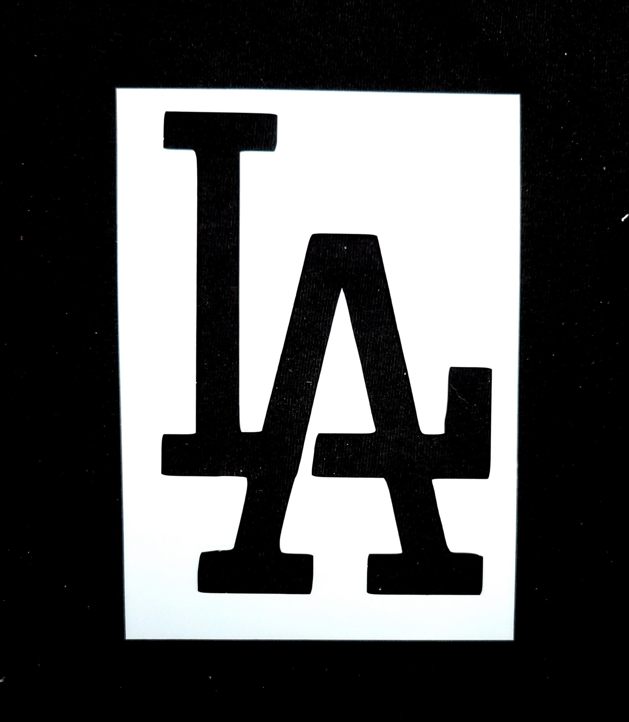 Los Angeles Dodgers Stencil - Etsy