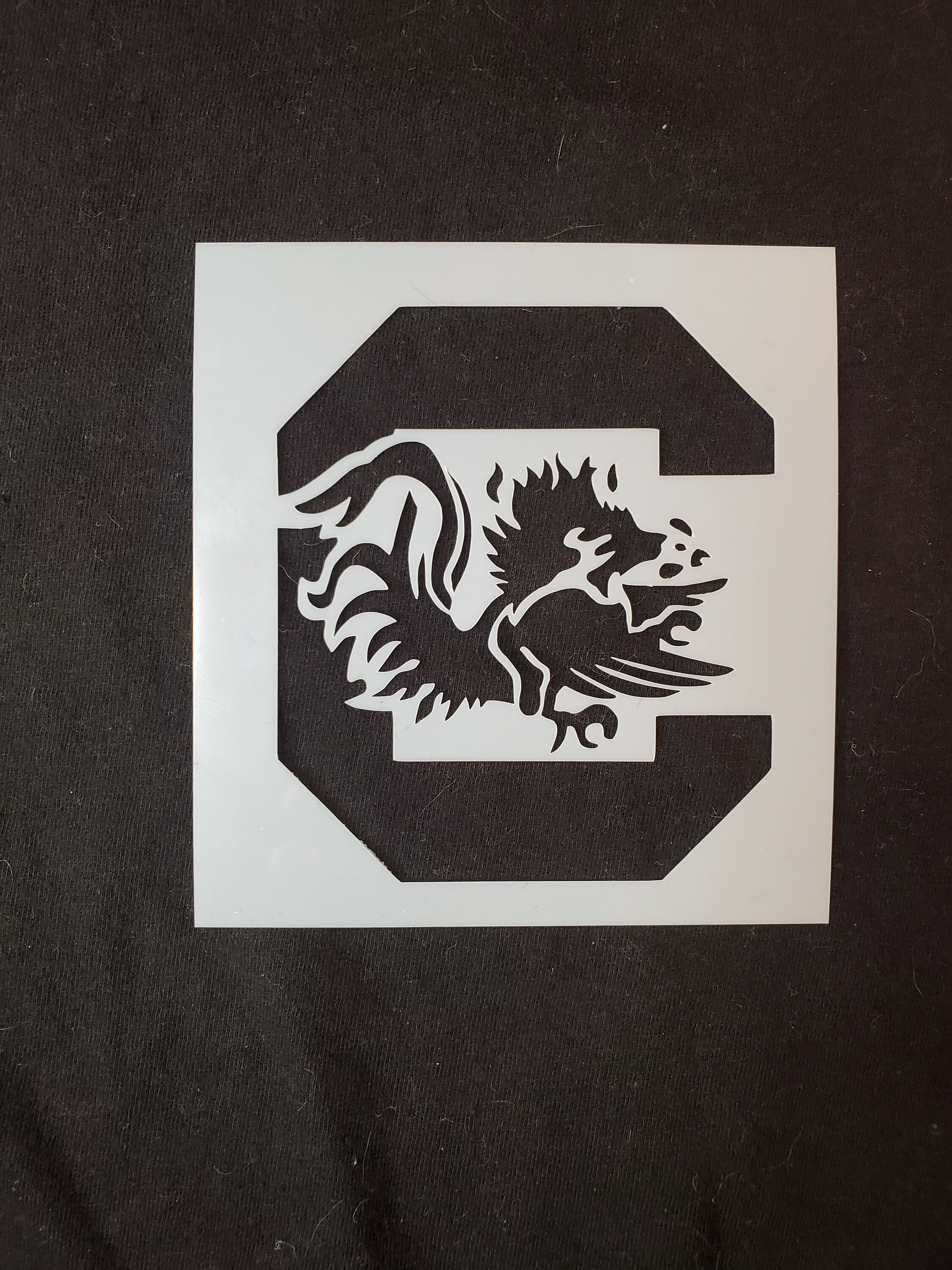 South Carolina Gamecocks Stencil Etsy