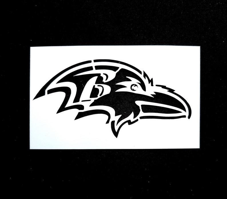 Baltimore Ravens Stencil - Etsy