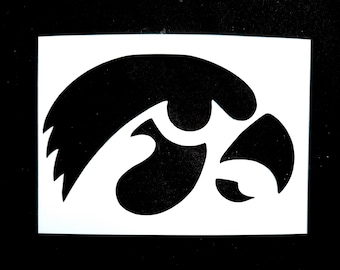 Iowa Hawkeyes Stencil - Etsy