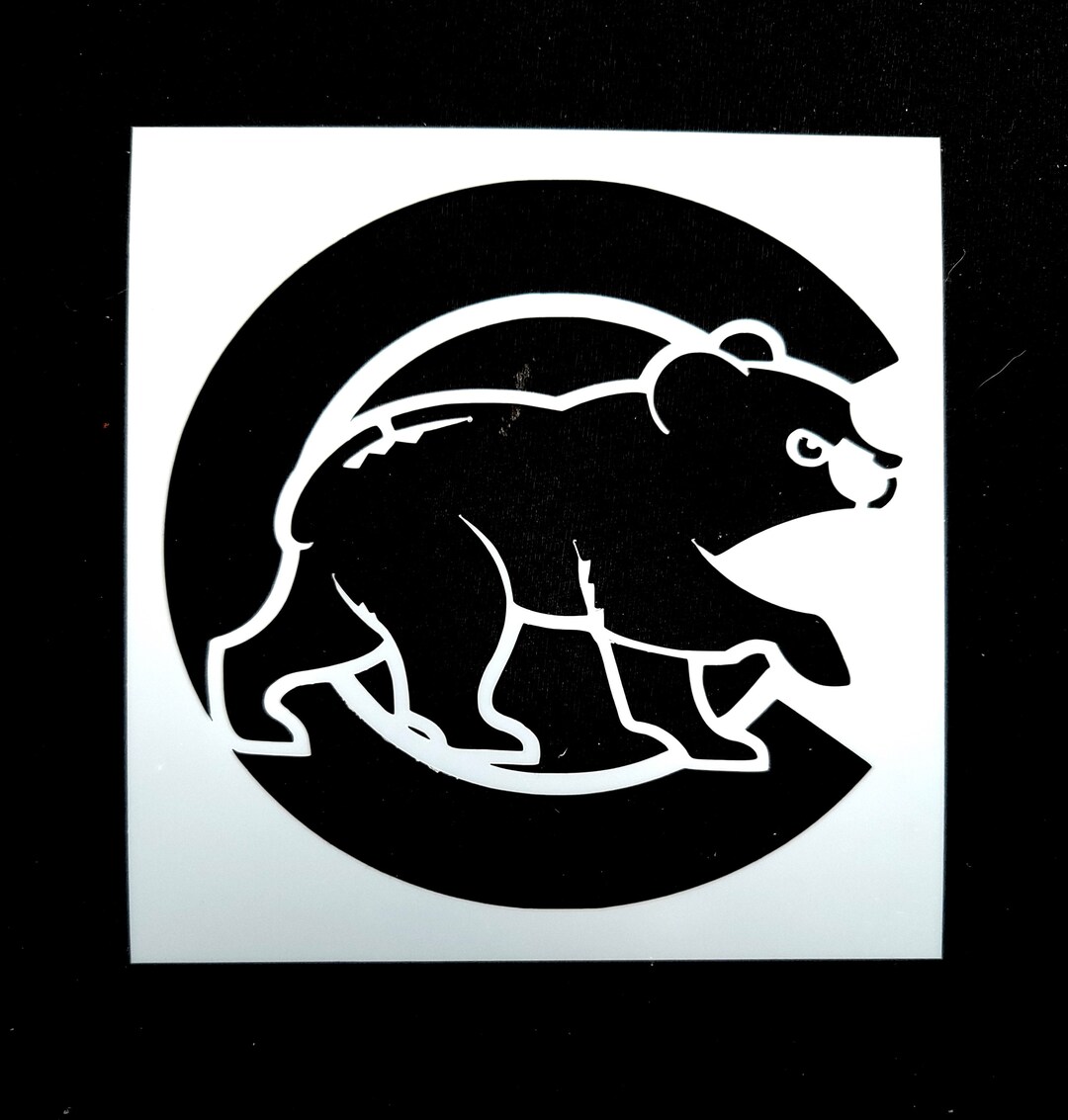 Chicago Cubs Stencil - Etsy
