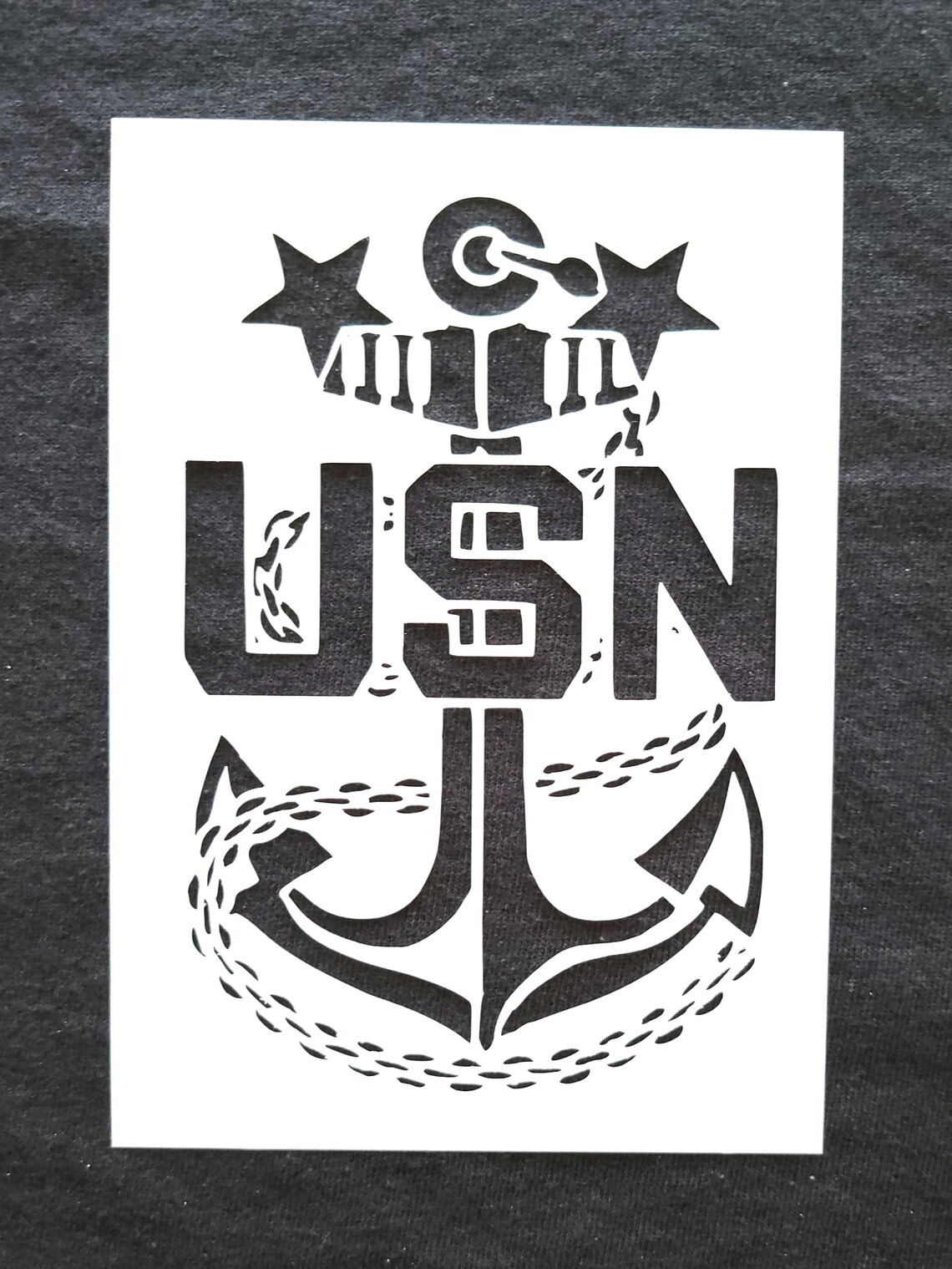 US Navy Master Chief Stencil - Etsy