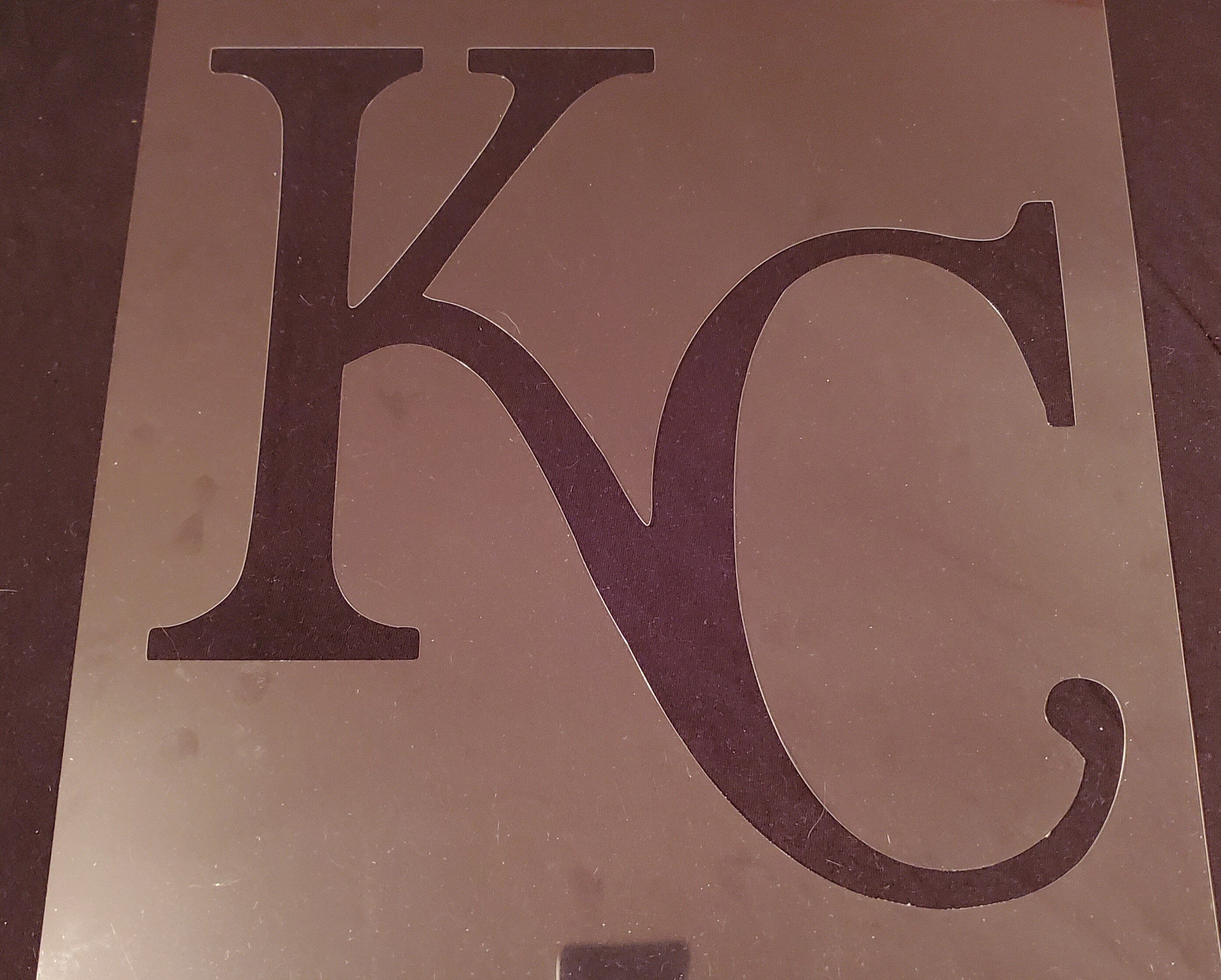 Kansas City Royals Stencil Etsy