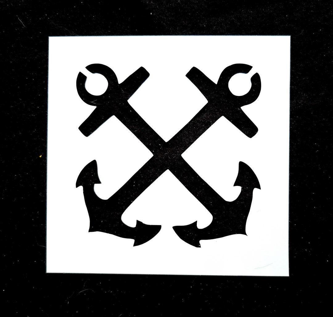 Navy Boatswains Mate Rating Badge Stencil Etsy