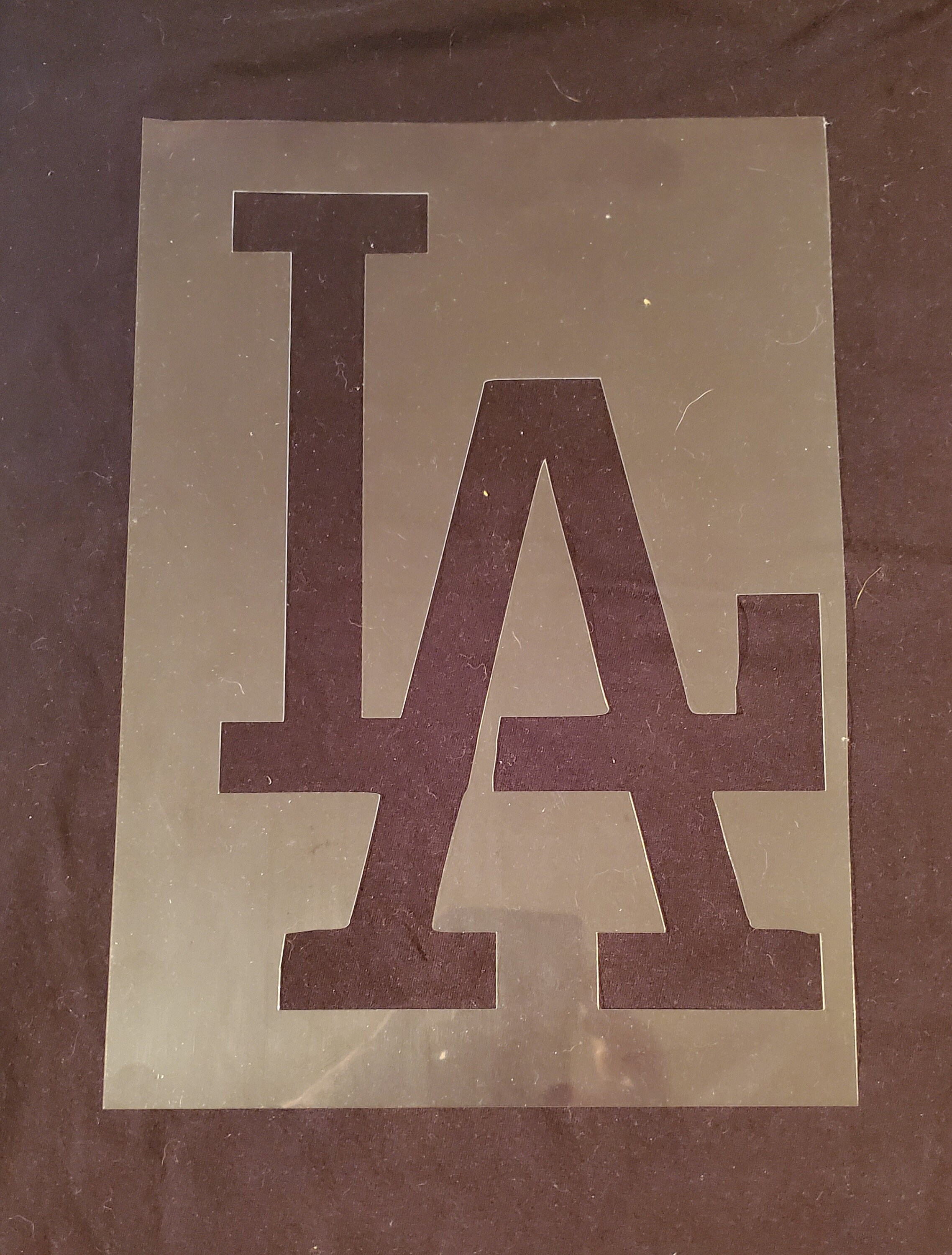 Los Angeles Dodgers Stencil | Etsy