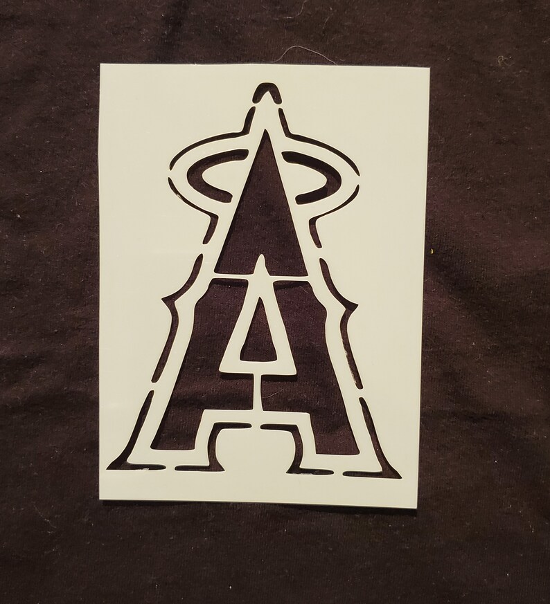 Los Angeles Angels Stencil Etsy