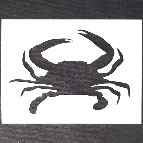 Crab Stencil Maryland Blue Crab Stencil Reusable STENCILS Etsy crab-stencil-maryland-blue-crab-stencil-reusable-stencils-etsy