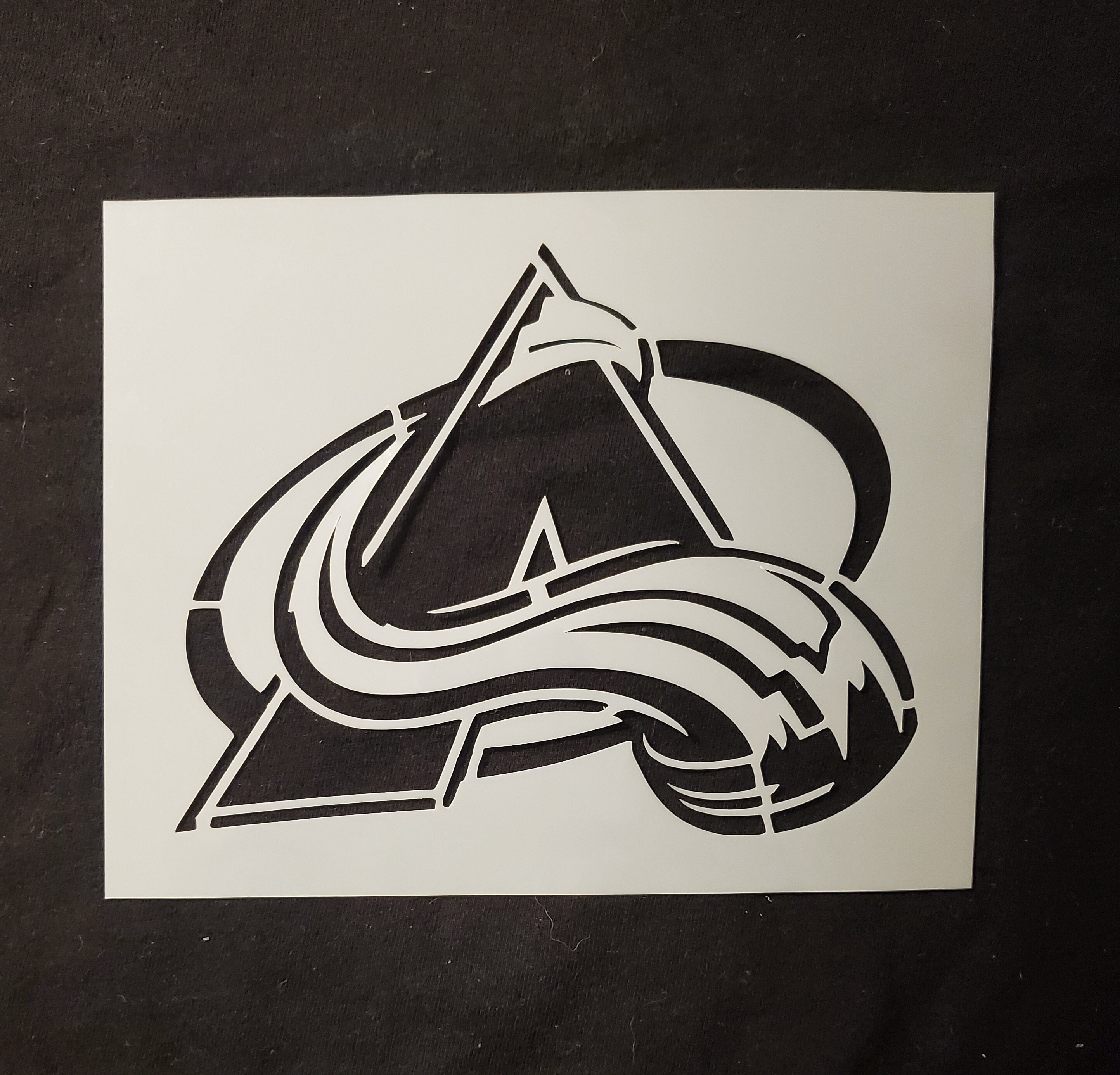 Colorado Avalanche Stencil Etsy Colorado Avalanche Stencil Etsy