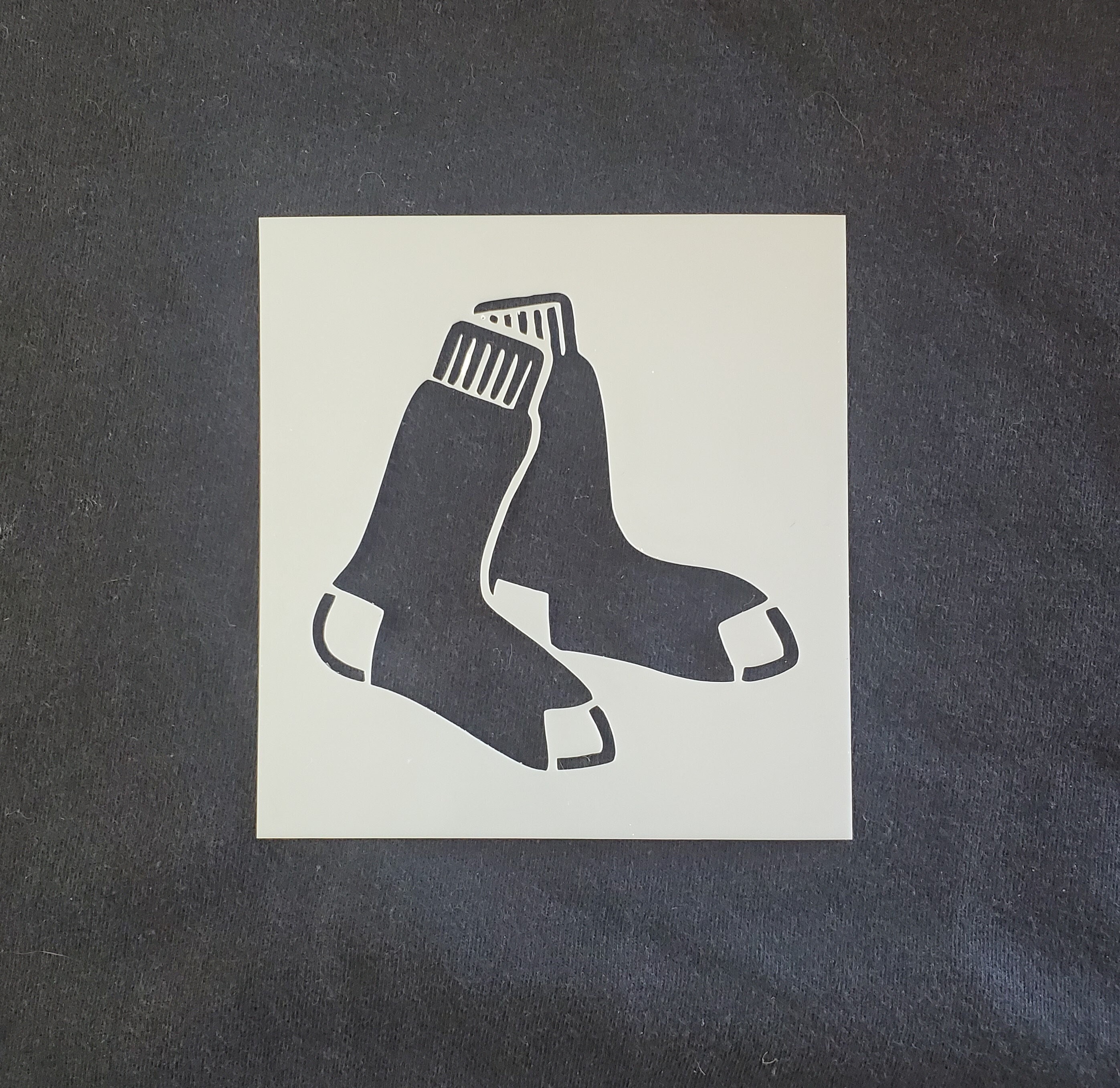 Boston Red Sox Logo Stencil | Etsy