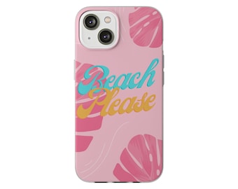 Pink Beach Phone Case