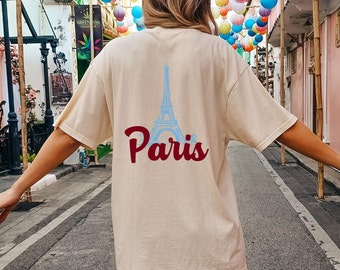 PARIS large oversized comfy t-shirt perfect for any occasion and just lounging!