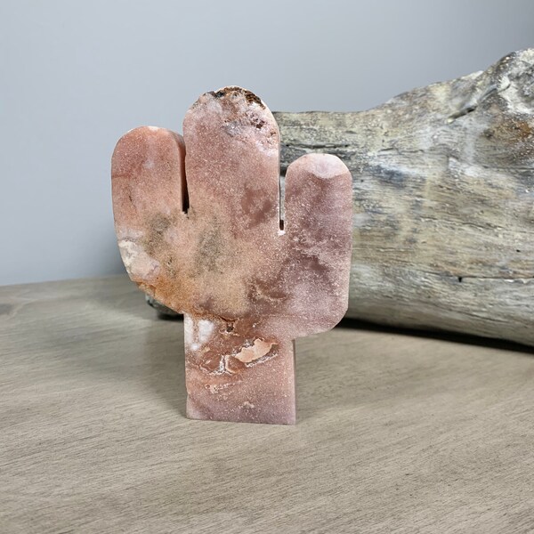 Pink Amethyst Cactus Carving | Pink Amethyst | Cactus