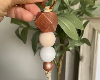 Pink Creamsicle Keychain