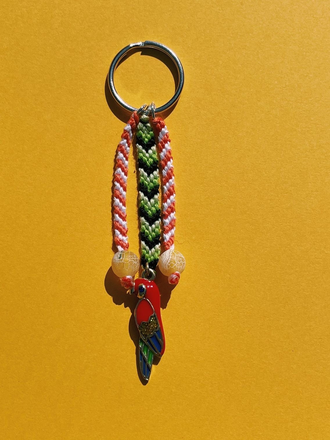 Chevron Keychain / Animal Keychain - Etsy