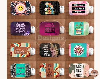Positive quotes Mouse Pad Sublimation Design bundle, Computer Mouse Pad Template, Digital Mouse Pad PNG, Sublimation Mouse Pad PNG