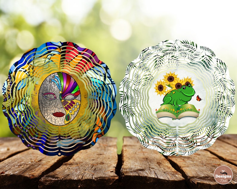 Wind Spinner Sublimation Designs High Quality Trendy 15 - Etsy