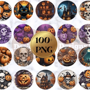 Zestaw podstawek samochodowych na Halloween png, upiorne wzory podstawek samochodowych krasnali, podstawki samochodowe na Halloween png, sublimacja podstawek samochodowych na Halloween