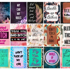 Funny Air freshener PNG bundle, 15 trendy funny quotes design, high quality car air freshener design,  air freshener sublimation design