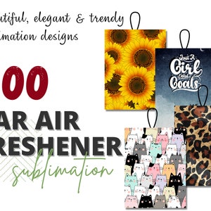 Air freshener freshener PNG bundle, 300 designs, car air freshener design,  air freshener sublimation design, digital download
