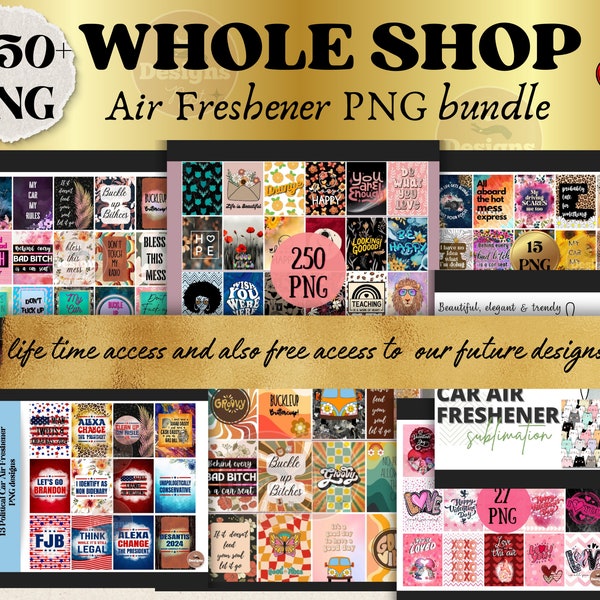 Whole shop Car Air freshener PNG bundle, 1350+ designs, car air freshener design,  funny air freshener sublimation design, trendy designs