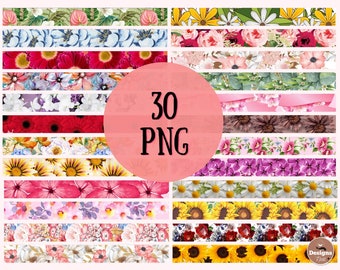 floral Key Fob Wristlet Bundle, spring keyfob designs, Key Fob png Sublimation Design, flower Key Fob, Wristlet png, Keychain Wristlet