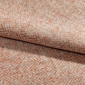 Bakewell Rose Herringbone Tweed 100% Pure Wool Tweed Woven Woolen Fabric Imported From England Free Woven Label With Purchase!