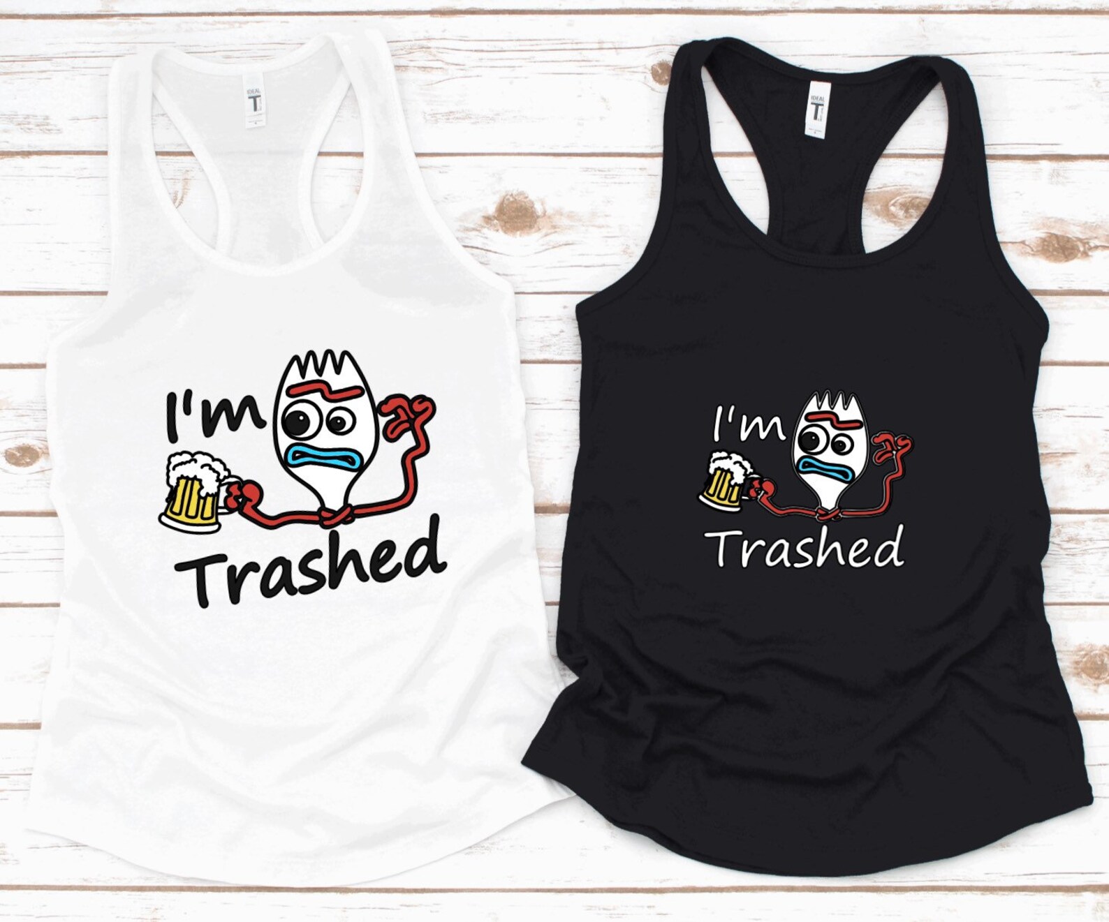 Im Trashed Forky Shirt Toy Story Shirt Im Trash Mens | Etsy