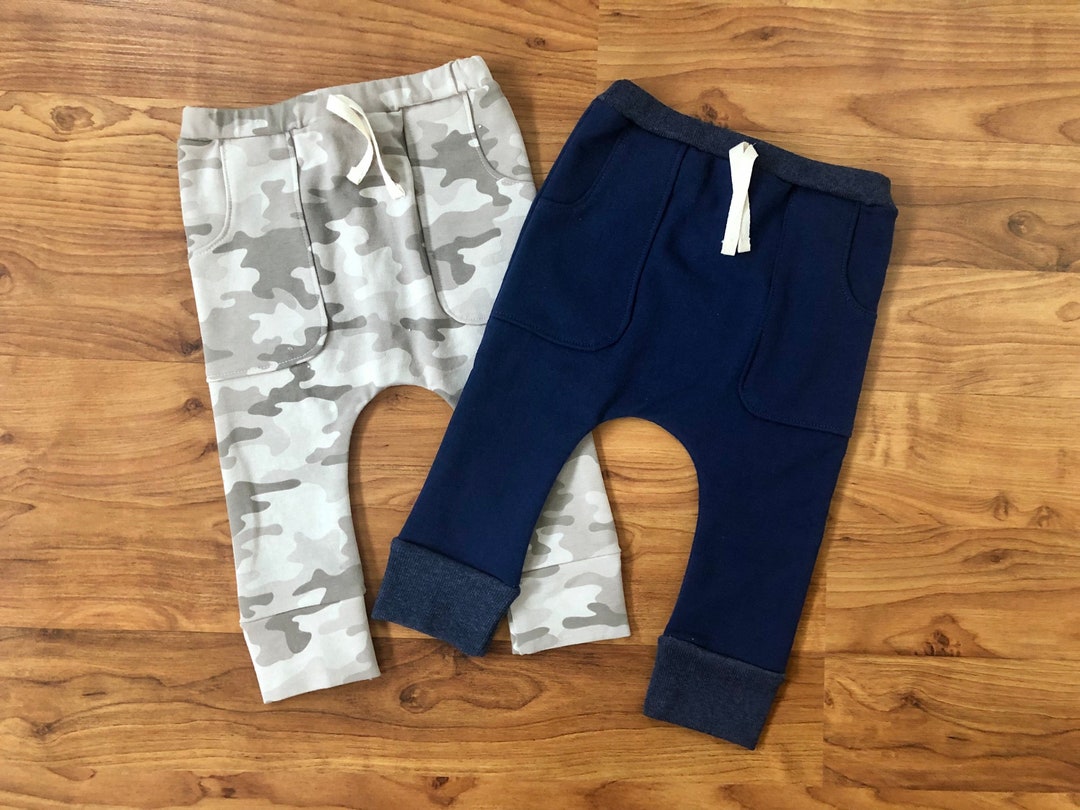 Handmade Baby Jogger Pants / Baby Harem Pants With Pockets Etsy