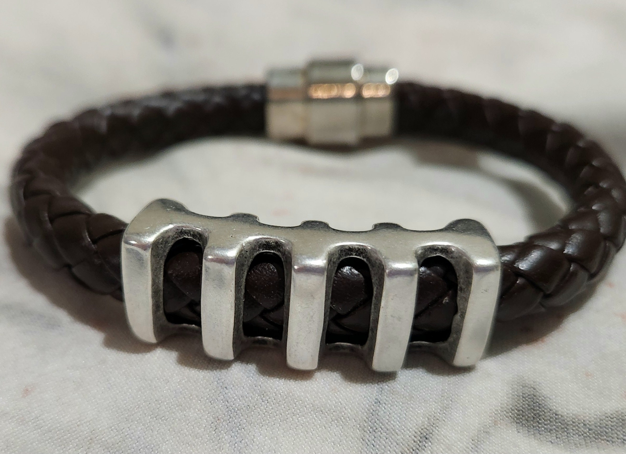 GREAT Bracelet - Dark Brown Marble