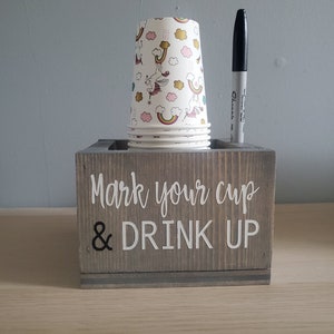 Solo Cup Holder- Mark Your Cup and Drink Up