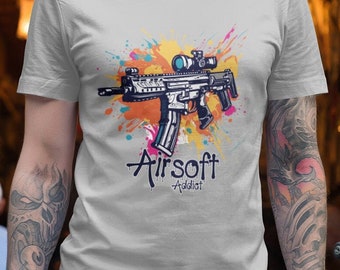 Airsoft Addict Classic Heavy Cotton Adult T-Shirt