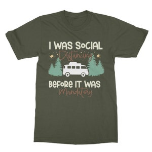 Social Distance Motorhome Adult T-Shirt image 7