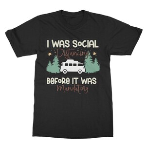 Social Distance Motorhome Adult T-Shirt image 2