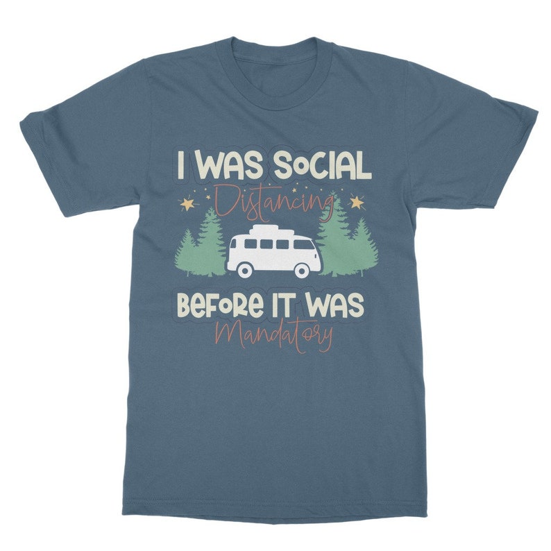 Social Distance Motorhome Adult T-Shirt image 6