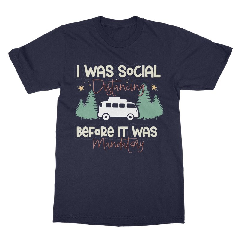 Social Distance Motorhome Adult T-Shirt image 8