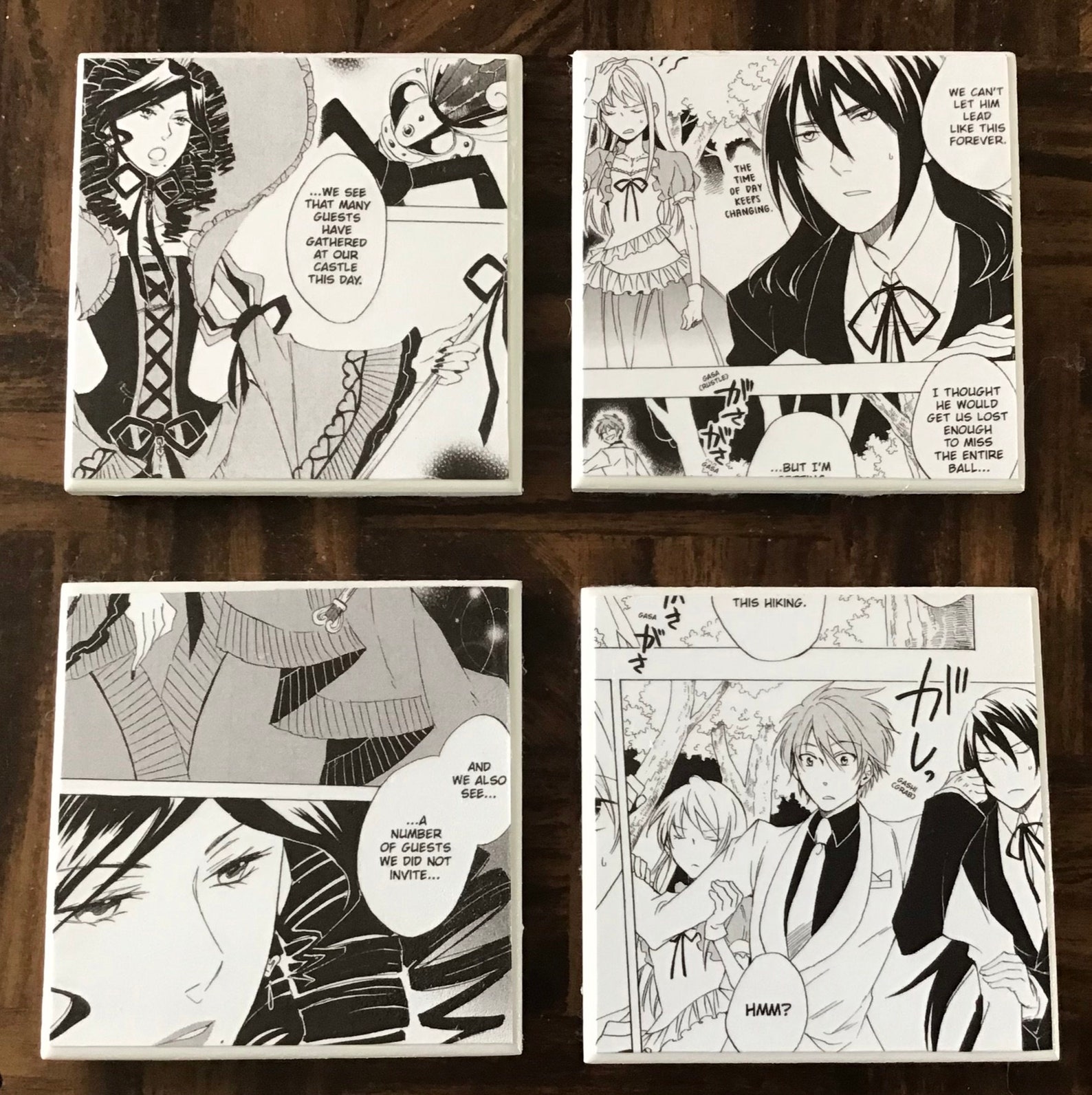Alice In Country Of Hearts Manga Alice in the Country of Hearts Manga Coasters set of 4 | Etsy