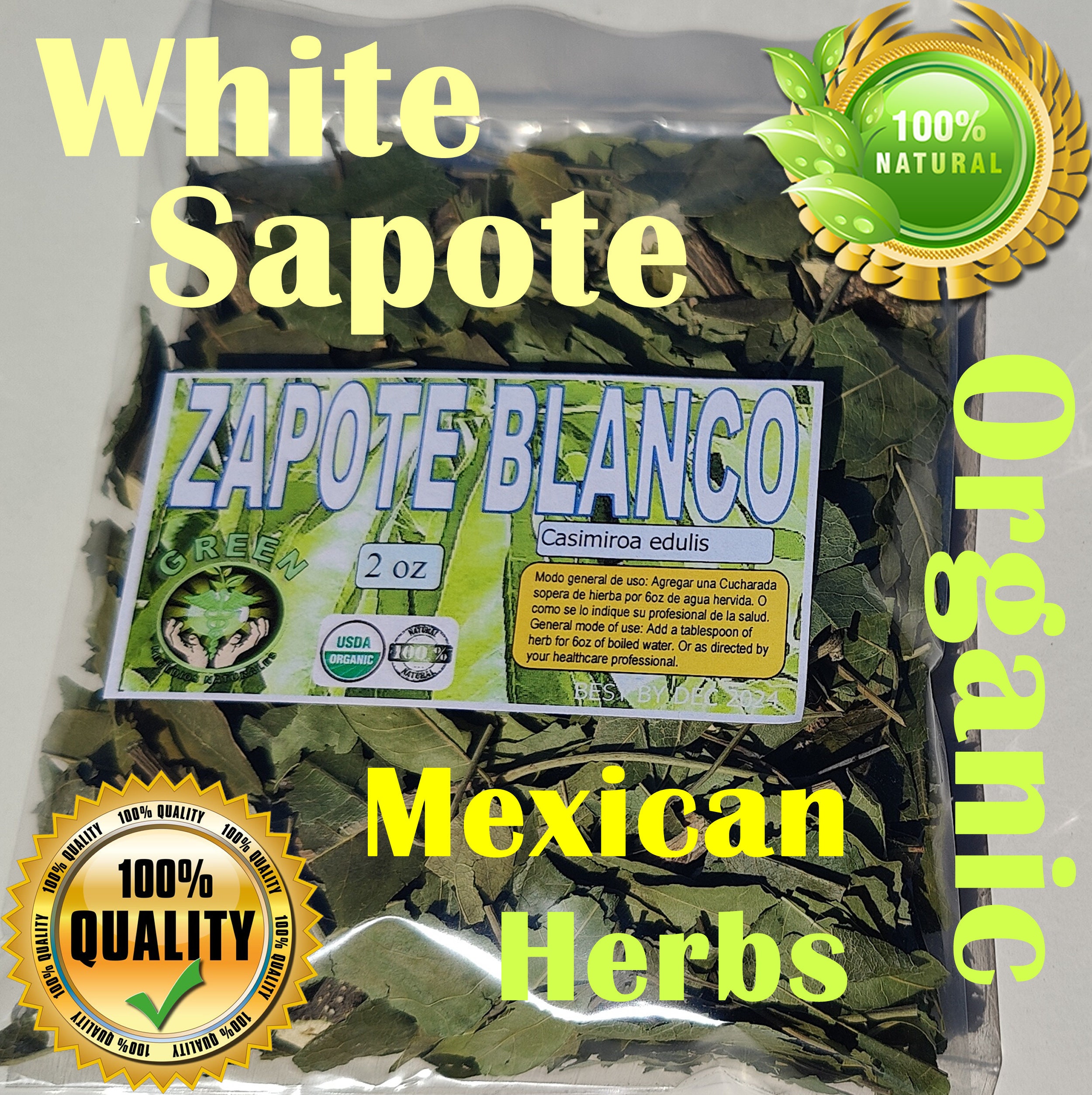 Zapote Blanco White Zapote Herb Tea 2oz Etsy