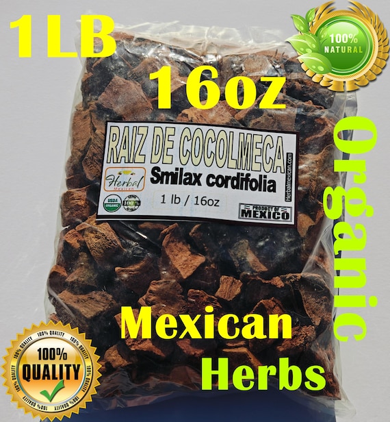 Cocolmeca 16oz Herbal Tea Raiz De Cocolmeca Mexican Herbs Smilax