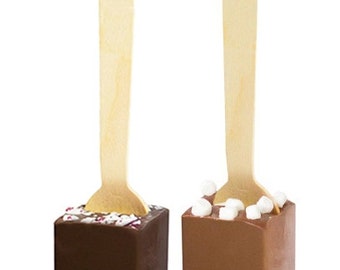 Chocolate spoons - yummy for cocoa, coffee