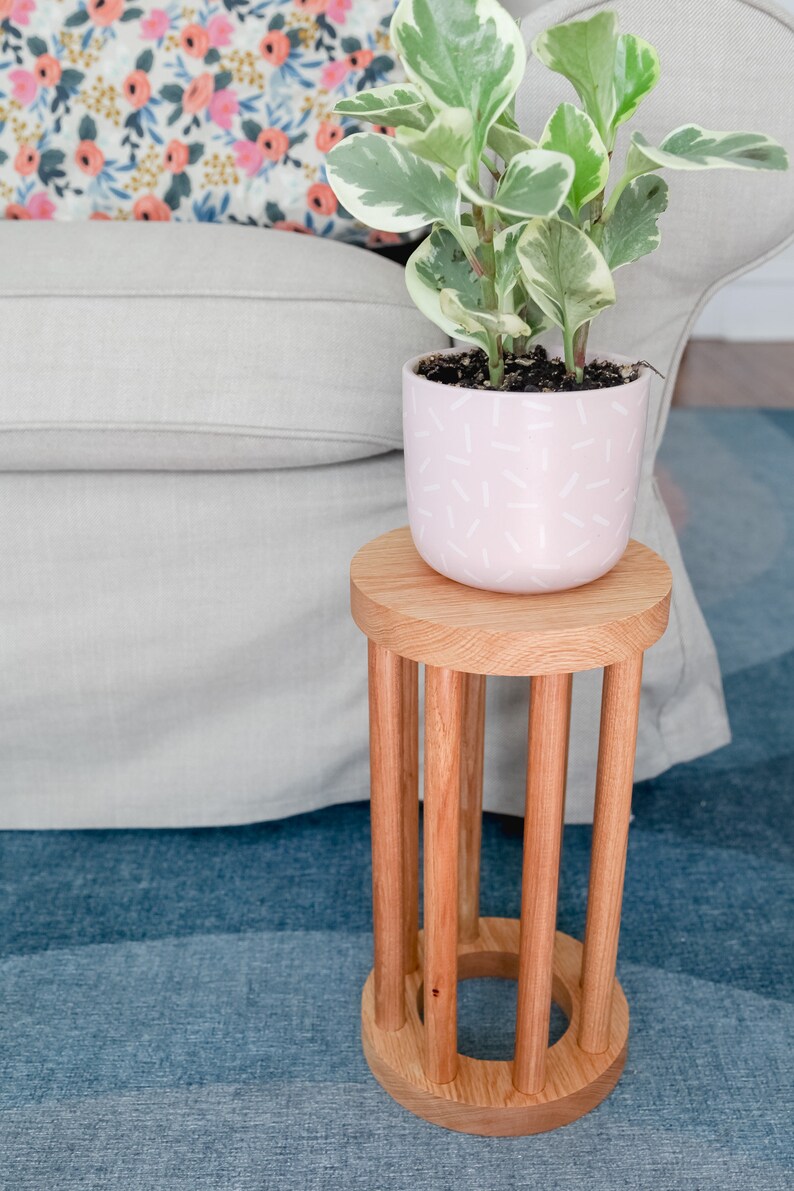 Plant Stand/vase Stand/hexagon Plant Stand/wood Plant Etsy