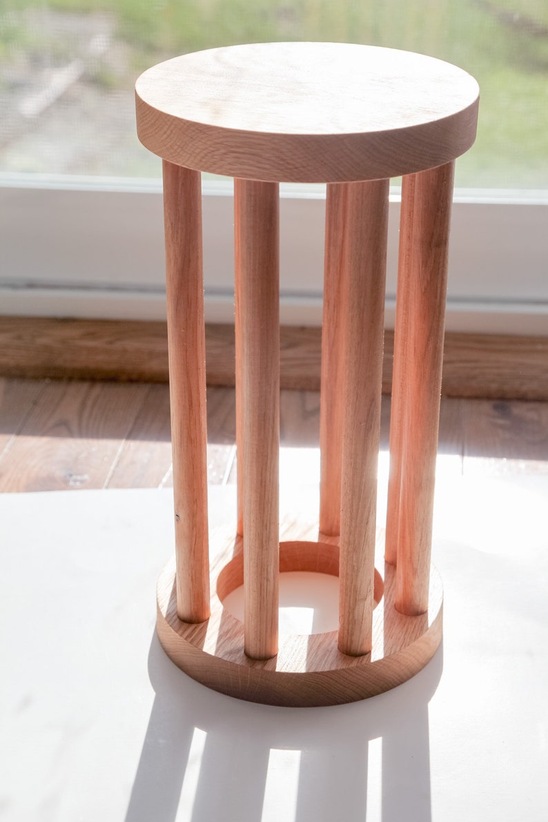 Plant Stand/vase Stand/hexagon Plant Stand/wood Plant Etsy