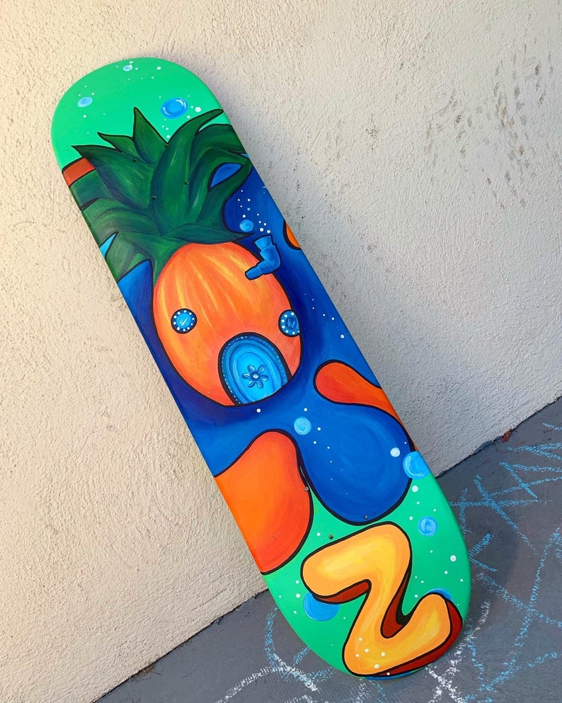 Custom Made to Order Skateboard Deck Painting Etsy