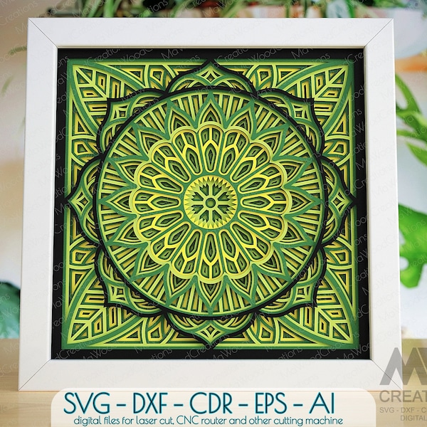 3d SVG Flower Mandala Papercut Shadowbox, Shadow Box Svg Mandala, Layered Mandala Svg, Light Box Template, Cardstock Mandala SVG Dxf -029_SB 3d SVG Flower Mandala Papercut Shadowbox, Shadow Box Svg Mandala, Layered Mandala Svg, Light Box Template, Cardstock Mandala SVG Dxf -029_SB