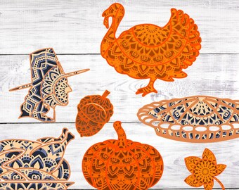 Download Mandala Turkey Svg Etsy