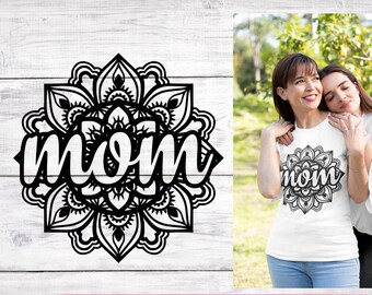 Download Mom Mandala Svg Etsy