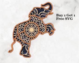 Download Mandala Elephant Svg Etsy