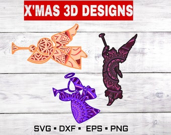 3d Wings Svg Etsy