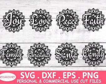 Download Christmas Mandala Etsy