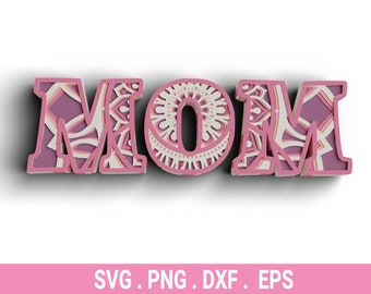Download Mom Mandala Svg Etsy